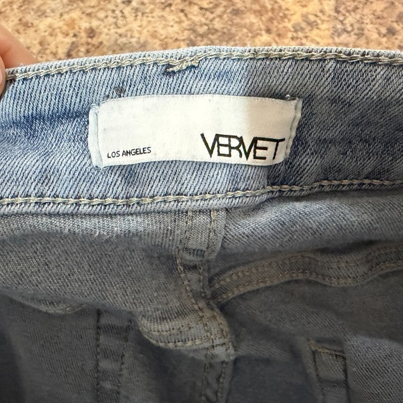 Upcycled Plus Jeans Sz 20 Ankle Length Vervet Patchwork Snoopy Boho Distressed - Picture 8 of 12